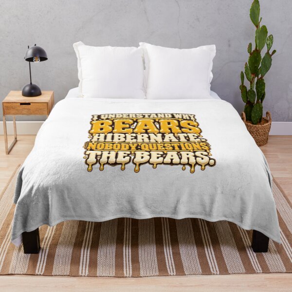 Item preview, I Understand Why Bears Hibernate - Funny Dripping Honey Typography Design designed and sold by ZayCreates.
