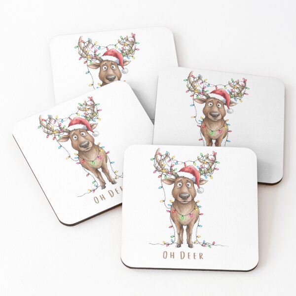 Item preview, Oh Deer Funny Christmas Reindeer Holiday designed and sold by made by Golightly x.
