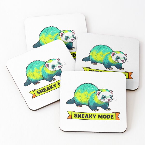 Item preview, Sneaky Mode - Neon Ferret Chaos Aesthetic designed and sold by Arc2020.