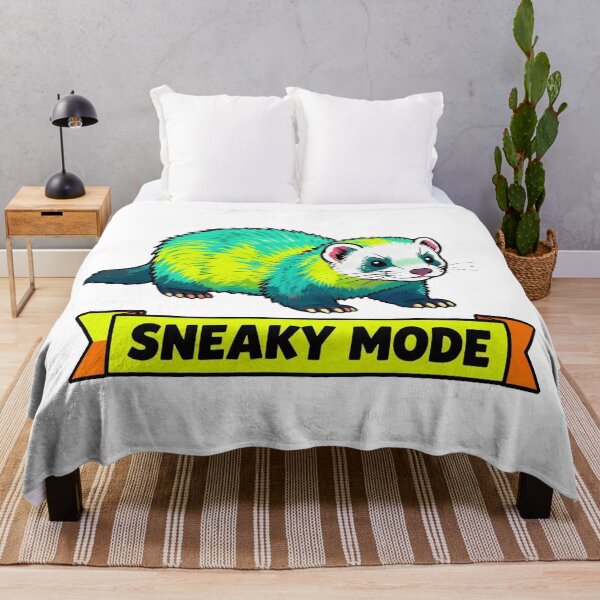 Item preview, Sneaky Mode - Neon Ferret Chaos Aesthetic designed and sold by Arc2020.