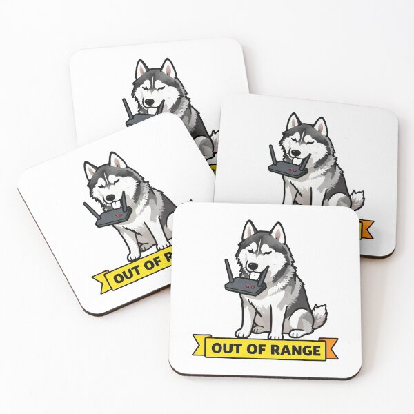Item preview, Out Of Range - Tired Introvert Husky Meme designed and sold by Arc2020.