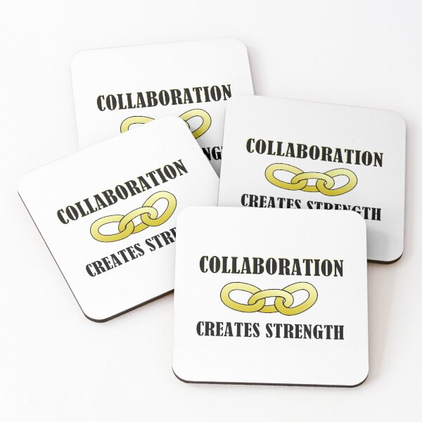 Item preview, Collaboration Creates Strength – Teamwork Leadership T‑Shirt Design designed and sold by Authenticity Threads.