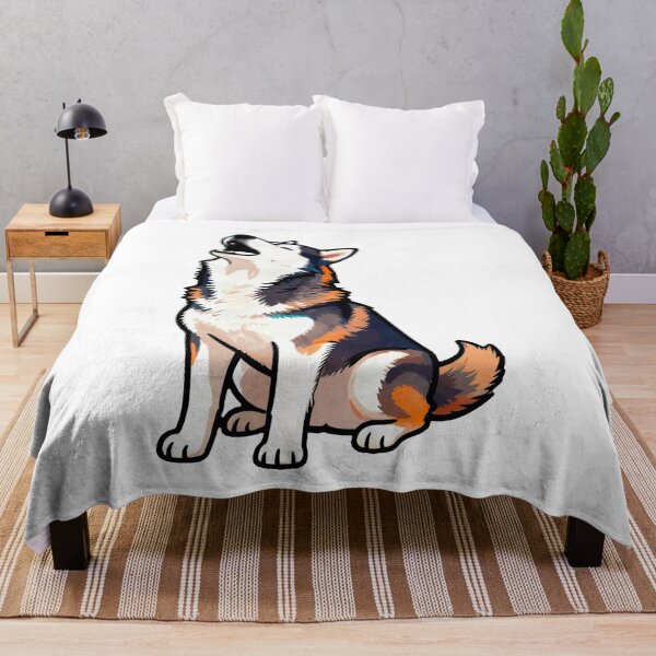 Item preview, Full Chaos Mode - Dramatic Husky Howling Meme designed and sold by Arc2020.