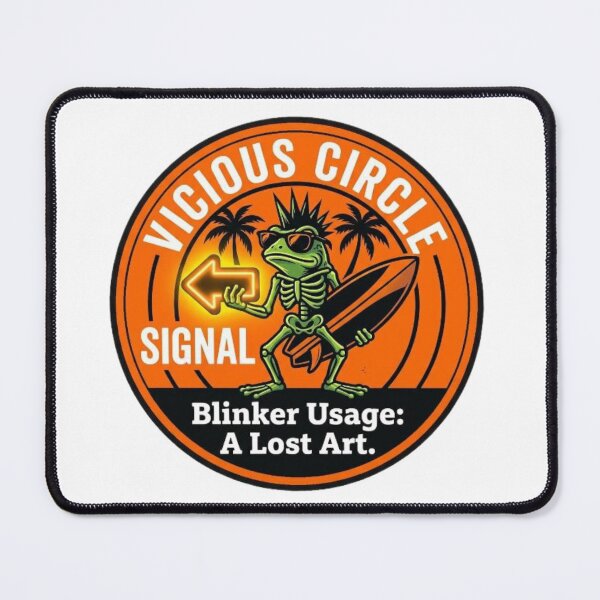 Item preview, Funny Driving Shirt Blinker Usage A Lost Art Retro Mascot designed and sold by inkfluenceart.