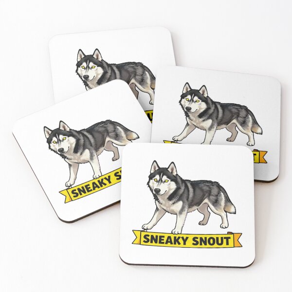 Item preview, Sneaky Snout - Chaotic Neon Husky Aesthetic designed and sold by Arc2020.