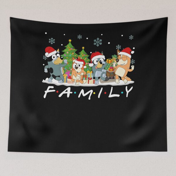 Item preview, Bluey Family Christmas Snow Fun  designed and sold by TijanaARTSt88.