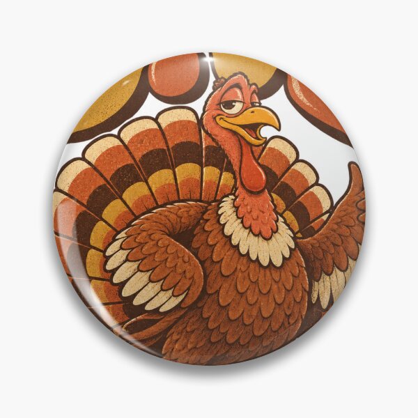 Artikelvorschau, Jive Turkey Groovy Retro Thanksgiving entworfen und verkauft von ParkersForge.