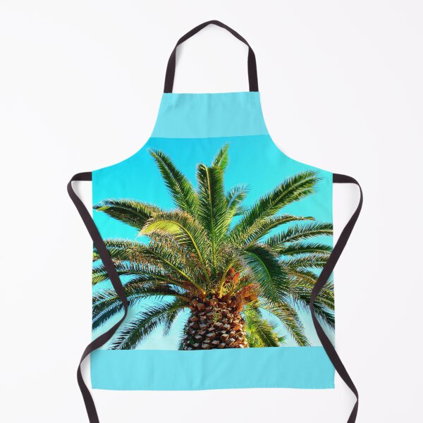 Item preview, Scene from Grottammare with palm tree in front of the sky designed and sold by Kristina Drozd.