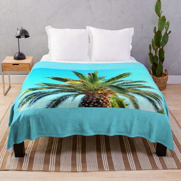 Item preview, Scene from Grottammare with palm tree in front of the sky designed and sold by Kristina Drozd.