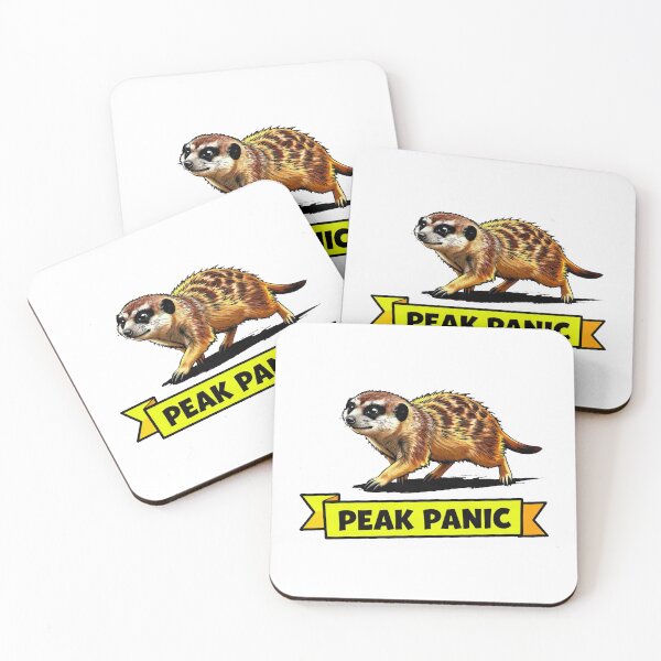 Item preview, Peak Panic - Neon ADHD Chaos Meerkat Aesthetic designed and sold by Arc2020.