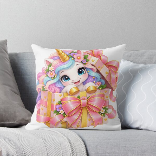 Item preview, Cute Pastel Unicorn in Gift Box designed and sold by Partoon-dp.