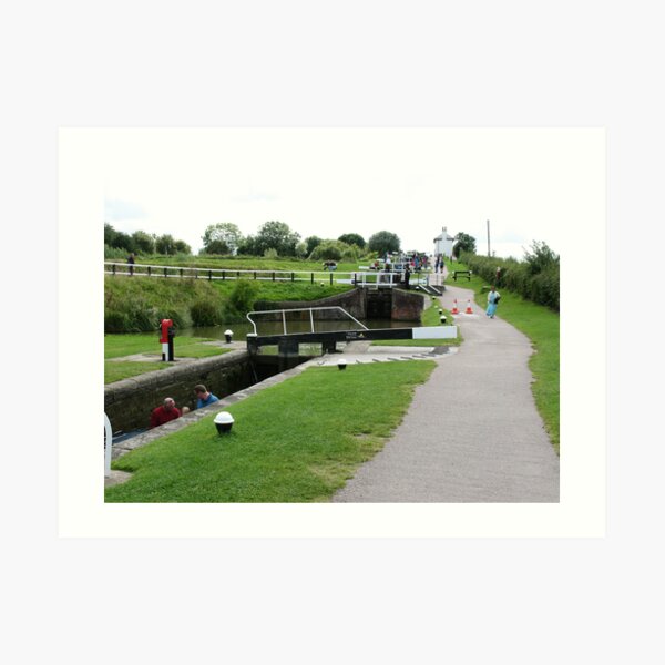 Foxton Locks, Leicestershire (5140) Art Print