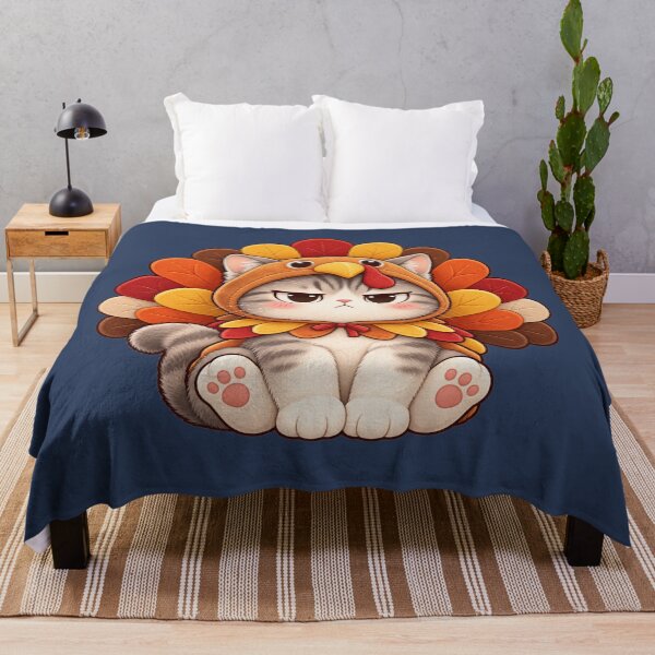 Item preview, Funny Cat in Turkey Costume Kawaii Thanksgiving Cute Cat Lover Gift designed and sold by MagicMakerPh.