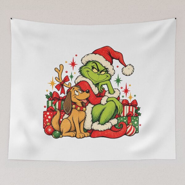 Item preview, Grinch Christmas, Vintage Grinch and Max Christmas designed and sold by KizserTid.