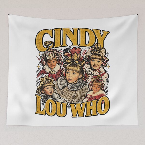 Item preview, Cindy Lou Who Christmas, Grinch Movie Inspired Graphic, Whoville Holiday designed and sold by KizserTid.