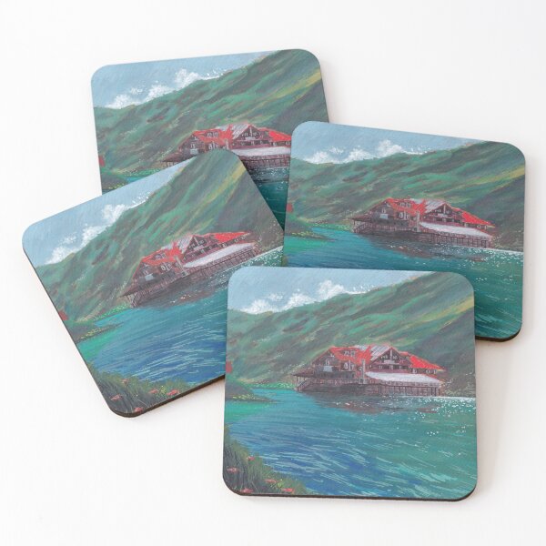 Item preview, Cabin Traditional Gouache Painting  designed and sold by Kanpai989.