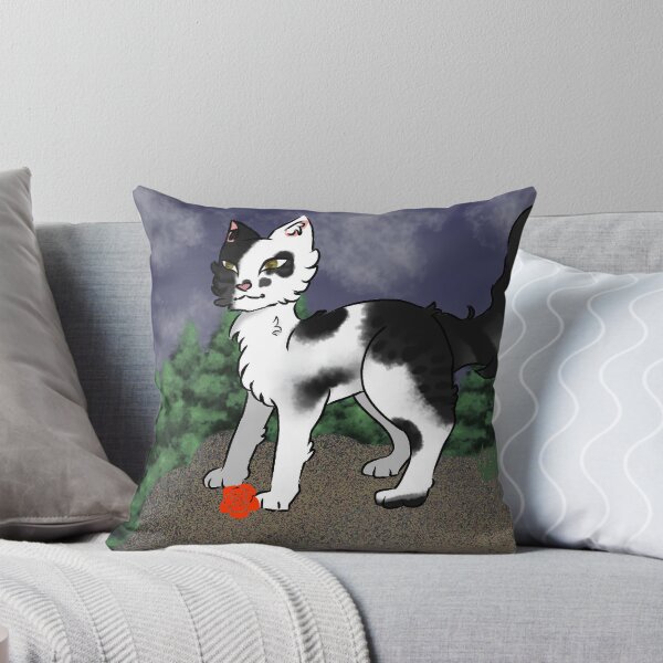 Item preview, Rose Clad Black and White Feline designed and sold by Coaccworld.