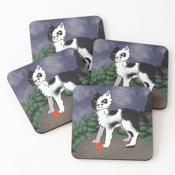 Item preview, Rose Clad Black and White Feline designed and sold by Coaccworld.