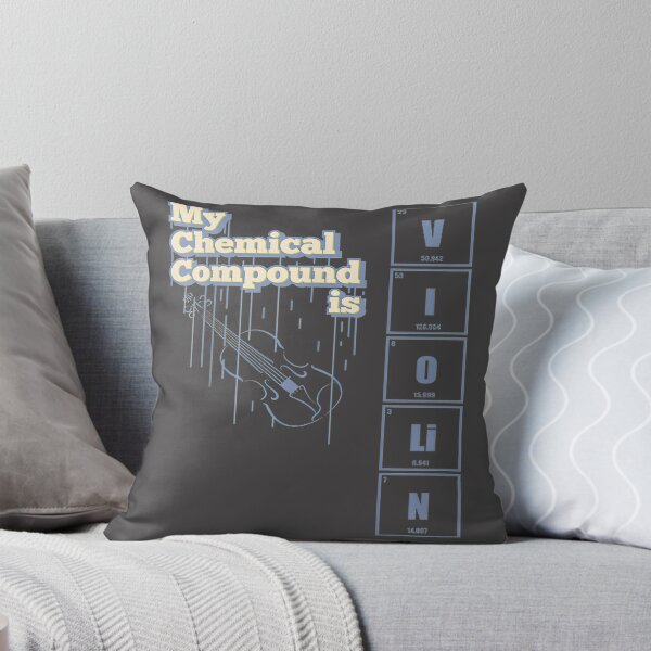 Item preview, Violin Player Music Design Featuring Chemical Compound Style Illustration designed and sold by abdelmoulaelh.