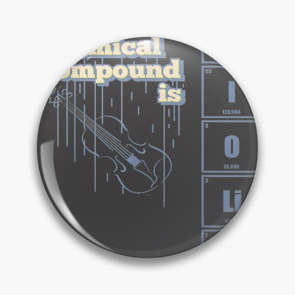 Item preview, Violin Player Music Design Featuring Chemical Compound Style Illustration designed and sold by abdelmoulaelh.