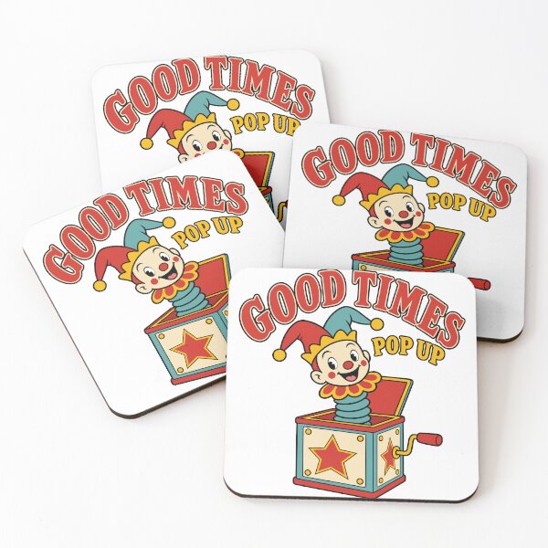 Item preview, Good Times Pop Up – Vintage Jack-in-the-Box Toy designed and sold by docs the icon.