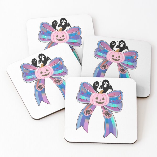 Item preview, Cute Halloween Bow with Pink Pumpkin and Spooky Spiders Graphic designed and sold by Palette _Vibes.