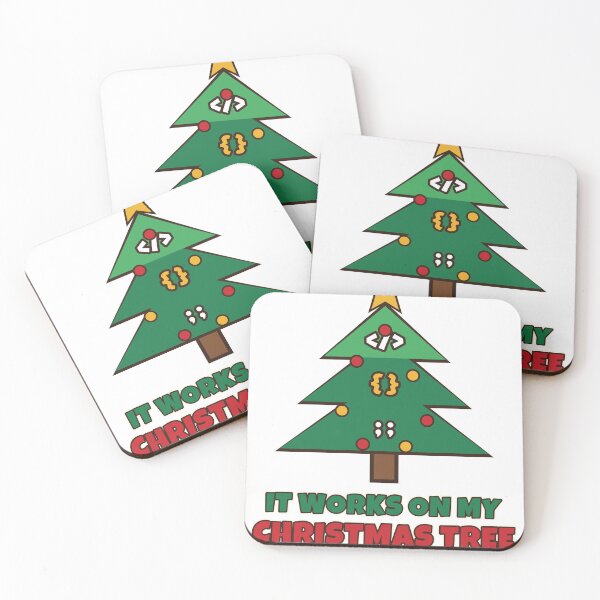 Item preview, It Works On My Christmas Tree Not In Production Funny Programmer Christmas designed and sold by Bornprints.