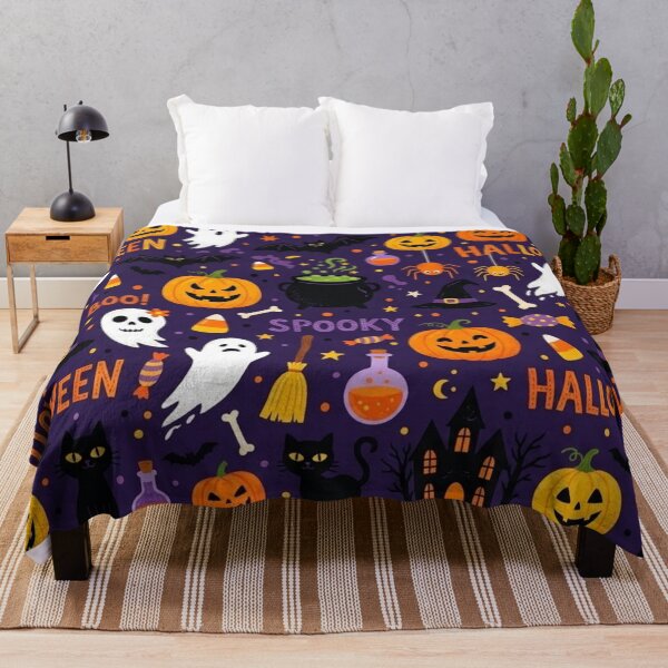 Item preview, Cute Halloween Seamless Pattern designed and sold by lungpleecha.