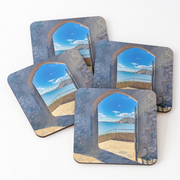 Item preview, Sidmouth Sea View Through Archway, Jurassic Coast Devon Photography designed and sold by leonwoods.