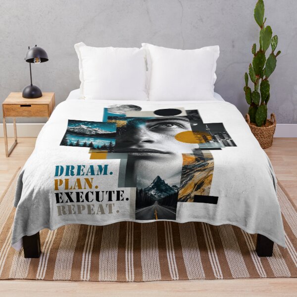 Item preview, Dream Plan Execute Repeat The Cosmic Drive Surrealism designed and sold by KLERIKSTORE.