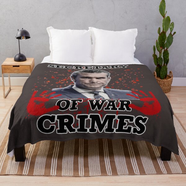 Item preview, Secretary of War Crimes, Hegseth War Criminal designed and sold by desireedickens.