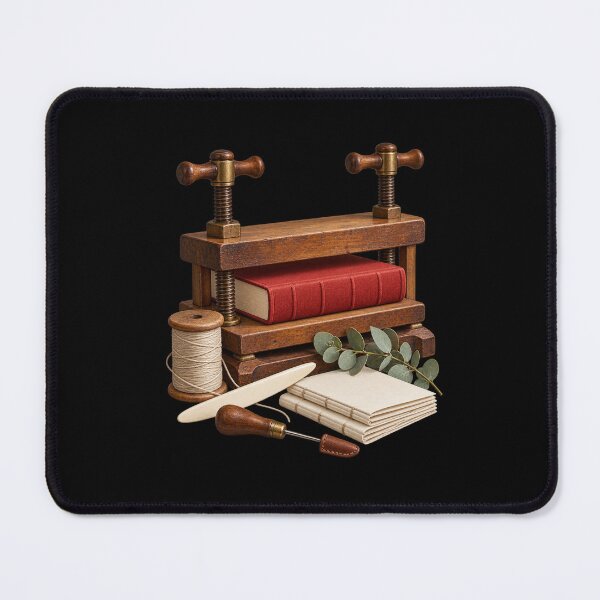Item preview, Bookbinding Tools with Linen Thread and Press designed and sold by TeeAbility.