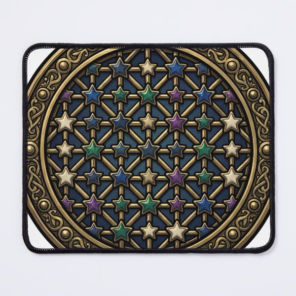 Item preview, Yule Star Chart - Gothic Celestial Star Map Art designed and sold by IllumeInk.