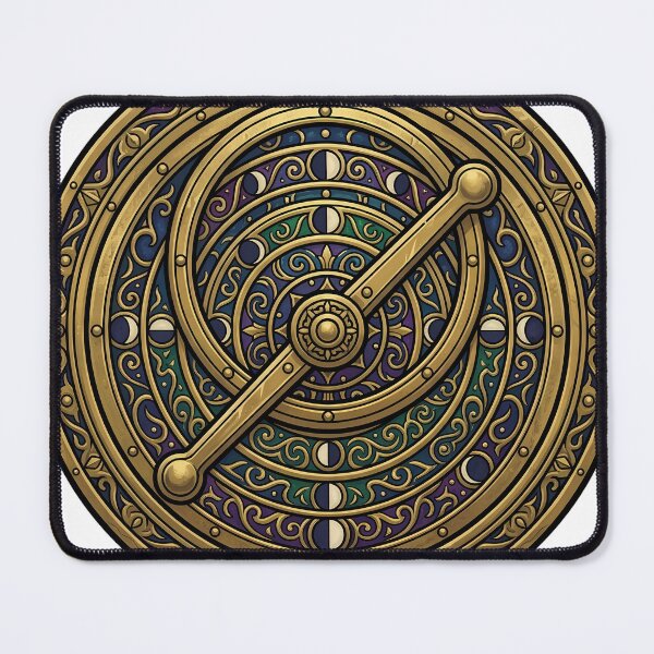 Item preview, Solstice Astrolabe - Gothic Winter Star Astrolabe Art designed and sold by IllumeInk.