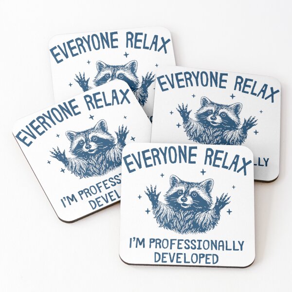 Item preview, Everyone Relax I'm Professionally Developed Funny Raccoon designed and sold by mari-kayden.