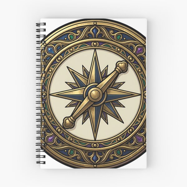 Item preview, Winter Star Compass - Gothic Yule Star Compass Art designed and sold by IllumeInk.