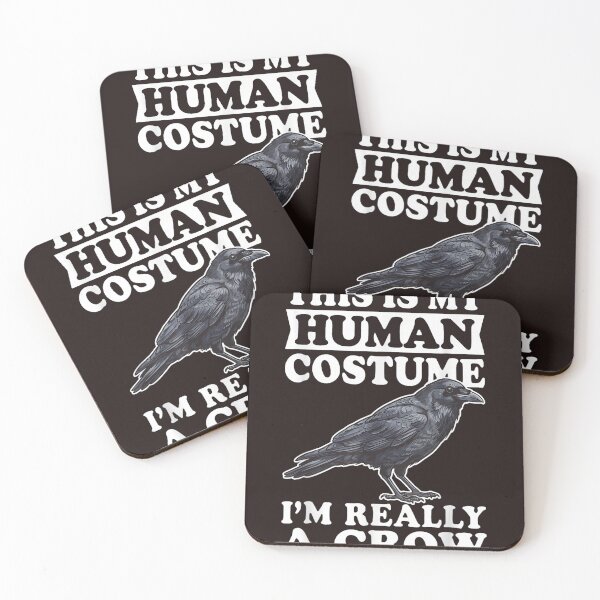 Item preview, This Is My Human Costume I'm Really A Crow Funny Halloween designed and sold by mari-kayden.