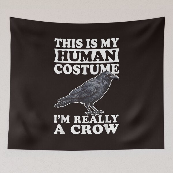Item preview, This Is My Human Costume I'm Really A Crow Funny Halloween designed and sold by mari-kayden.