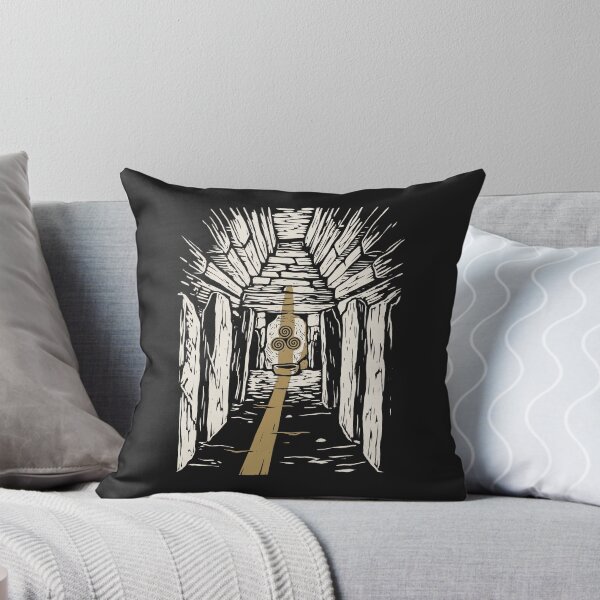 Item preview, Newgrange Winter Solstice – Passage Tomb Sunbeam Linocut designed and sold by Odd World.