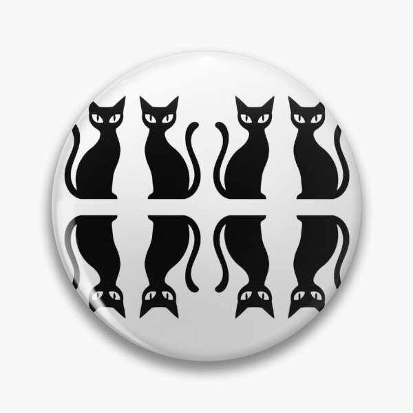 Item preview,  Black Cats Abstract Patterned Art by Jenny Meehan  designed and sold by Jenny Meehan jennyjimjams jennymeehanart.