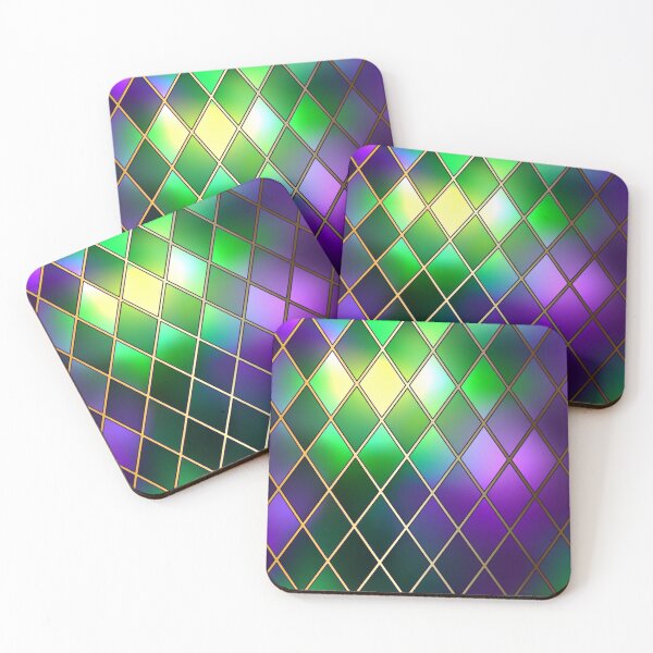 Item preview, Mardi Gras rhombus background designed and sold by Blackmoon9.