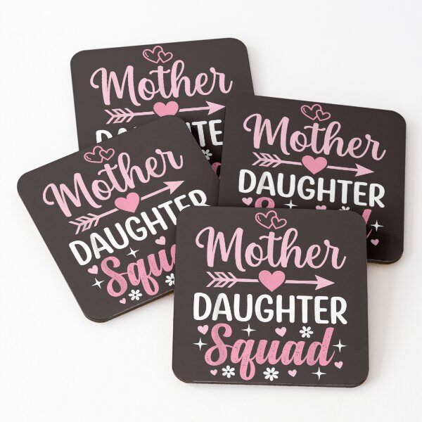 Item preview, Mother Daughter Squad Matching Family Trip Cute Pink Heart designed and sold by mari-kayden.