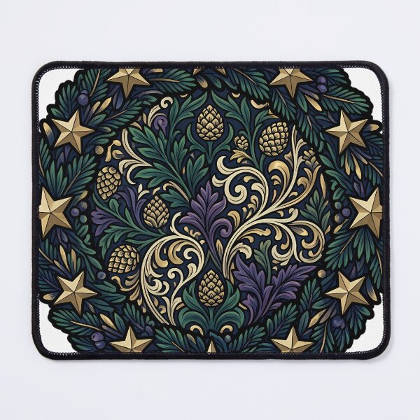 Item preview, Yule Evergreen Crown - Gothic Winter Evergreen Crown Art designed and sold by IllumeInk.