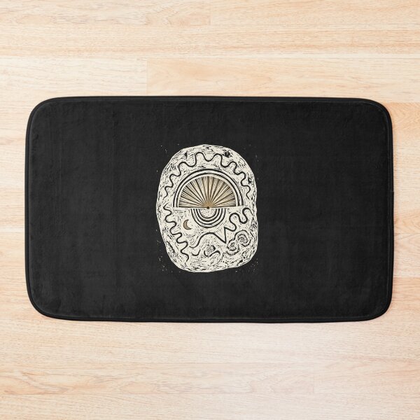 Item preview, Knowth Sundial Stone – Neolithic Sun Carving Linocut designed and sold by Odd World.