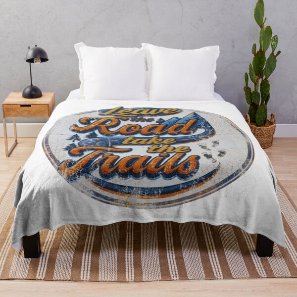 Item preview, Vintage Leave the Road Take the Trails Hiking designed and sold by GabeMountainArt.