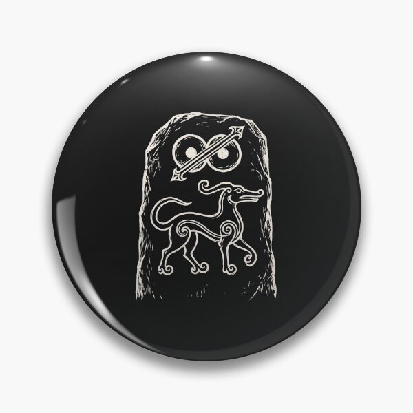 Item preview, Pictish Beast – Pictish Stone Symbol Linocut designed and sold by Odd World.