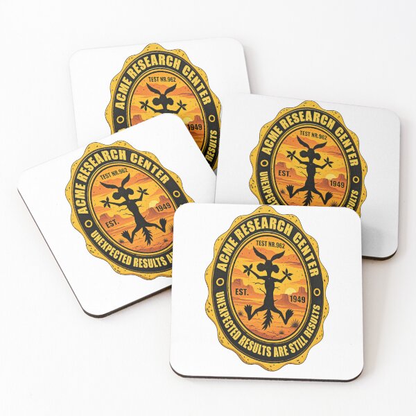 Item preview, Unexpected Results Funny Cartoon Coyote Desert Research Badge designed and sold by KenvinDbrayner.
