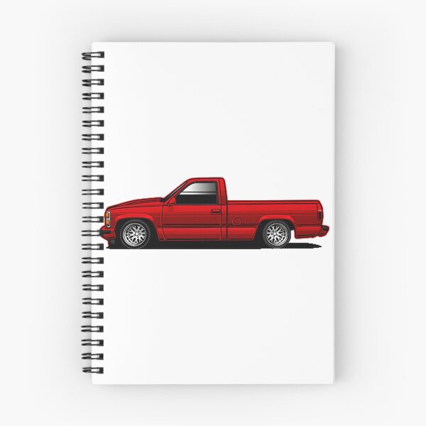 Item preview, Classic Chevrolet C/K Truck with Red Side Accent Illustration designed and sold by warDi-Z.