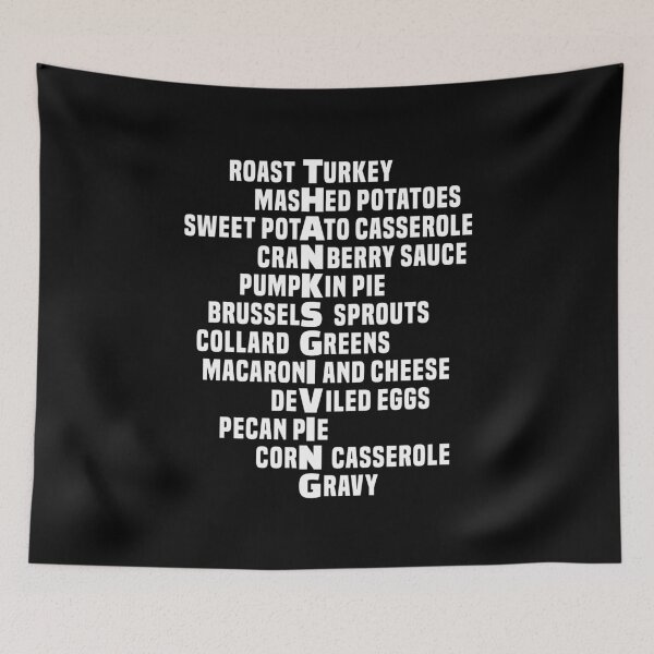 Item preview, Thanksgiving Holiday Food Text Design 4 designed and sold by Vector-Artist.
