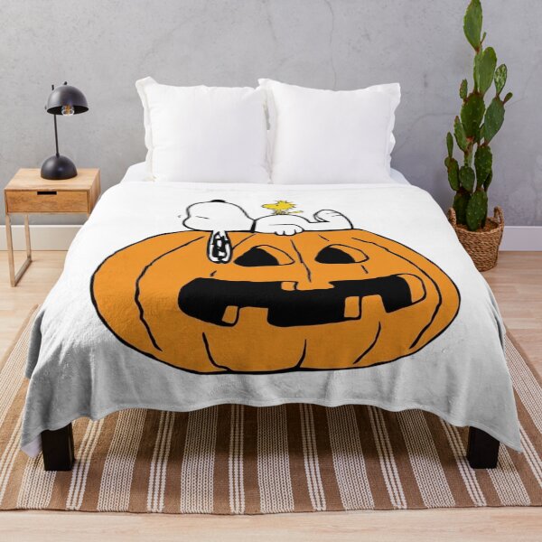 Item preview, Snoopy Sleeping On Giant Jack O Lantern Halloween Pumpkin designed and sold by tharpemdmizerac.